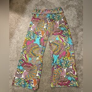 Trina Turk Multicolor Wide Leg Pants for night out or swim cover up.